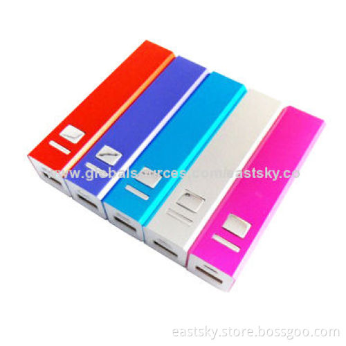 2200mAh Aluminum External Battery, Various Colors are AvailableNew